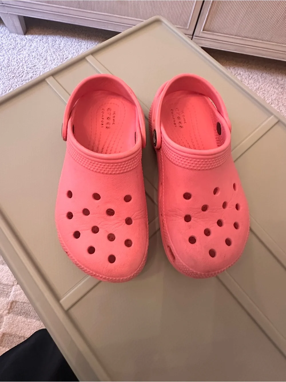 CROCS Kids Coral Pink Classic Clog